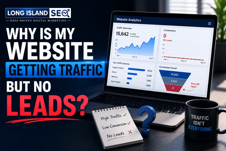 Website Getting traffic increasing without generating leads or conversions