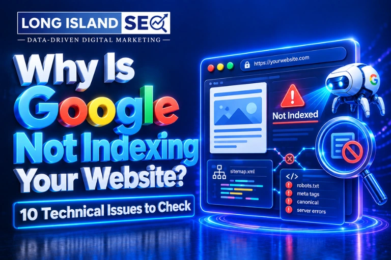 Google not indexing website due to technical SEO issues
